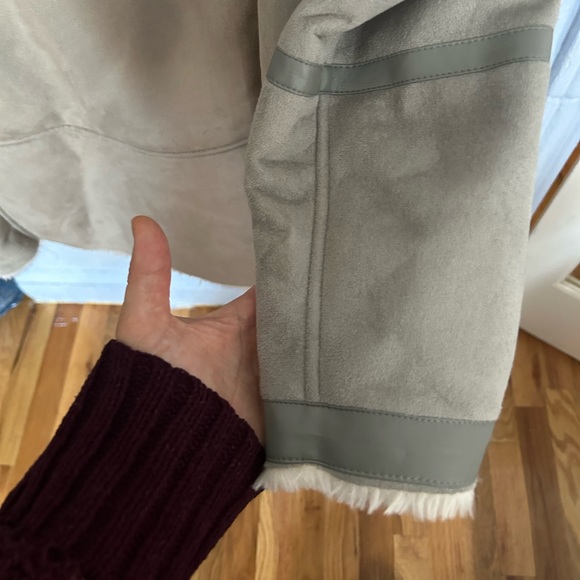 Y2K Faux Fur Suede Jacket - Picture 4 of 7